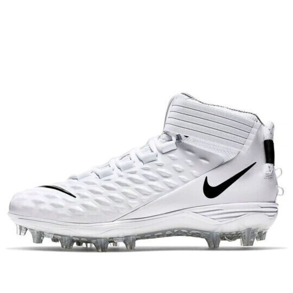 Size 11 Nike Force Savage Pro 2 White Black Football Cleats AH4000-100 Mens